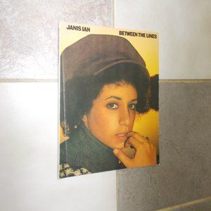 Vintage music book, Between The Lines, Janis Ian copywright 1975.